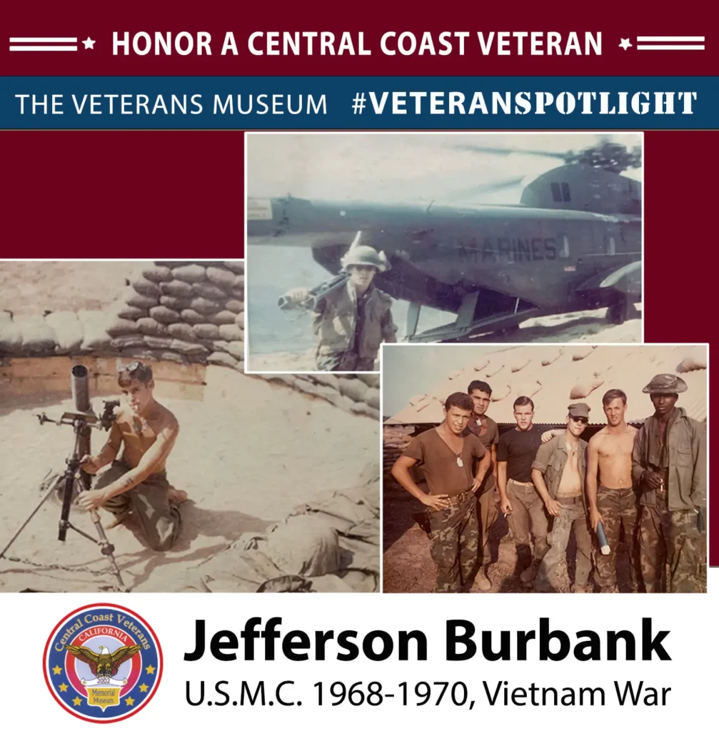 Veteran Spotlight: Jefferson Burbank United States Marine Corps